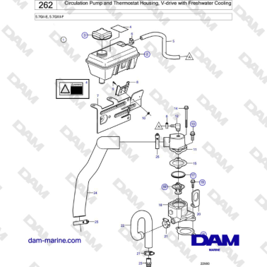 Volvo Penta 5.7GiI-E,...