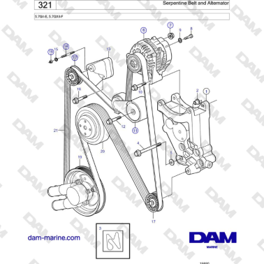 Volvo Penta 5.7GiI-E,...