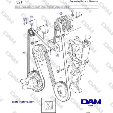Volvo Penta 5.7Gi-E,...