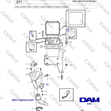 Volvo Penta 5.7Gi-E,...