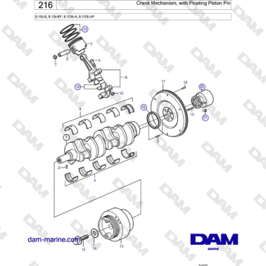 Volvo Penta 8.1Gi-E,...