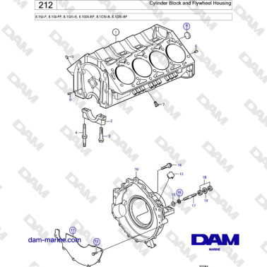 Volvo Penta 8.1Gi-F,...