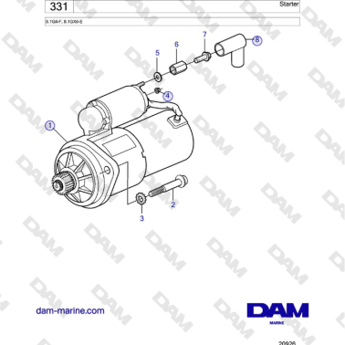 Volvo Penta 8.1GiI-F,...
