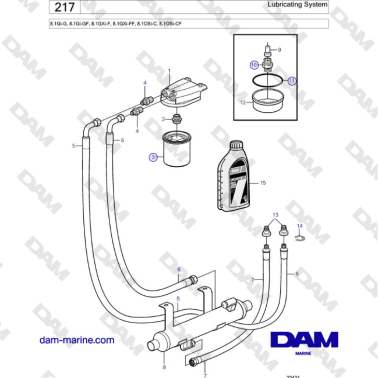 Volvo Penta 8.1Gi-G,...