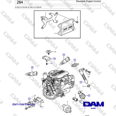 Volvo Penta 8.1Gi-G,...
