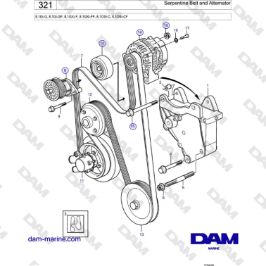 Volvo Penta 8.1Gi-G,...