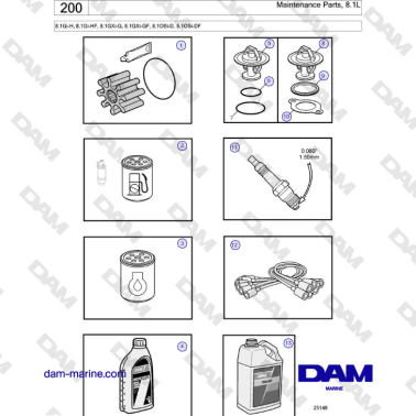 Volvo Penta 8.1Gi-H,...