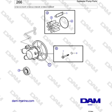 Volvo Penta 8.1Gi-H,...