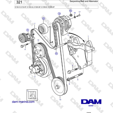 Volvo Penta 8.1Gi-H,...