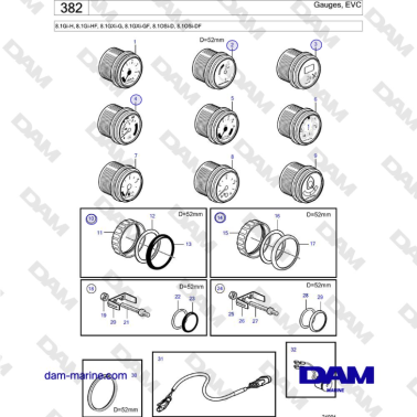 Volvo Penta 8.1Gi-H,...