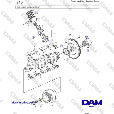 Volvo Penta 8.1Gi-J,...