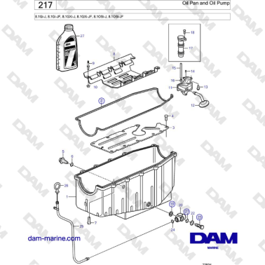 Volvo Penta 8.1Gi-J,...