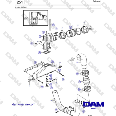 Volvo Penta 8.1Gi-J,...