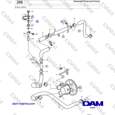 Volvo Penta 8.1Gi-J,...