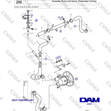Volvo Penta 8.1Gi-J,...