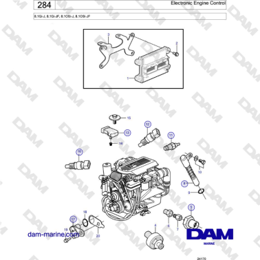 Volvo Penta 8.1Gi-J,...
