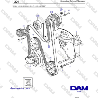 Volvo Penta 8.1Gi-J,...