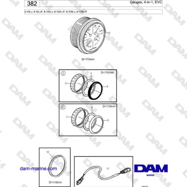 Volvo Penta 8.1Gi-J,...