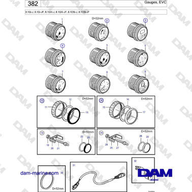 Volvo Penta 8.1Gi-J,...