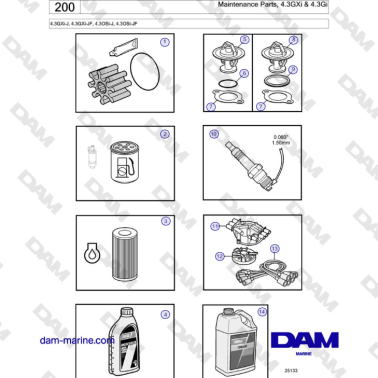 Volvo Penta 4.3GXi-J,...