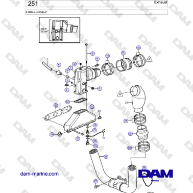 Volvo Penta 4.3GXi-J,...
