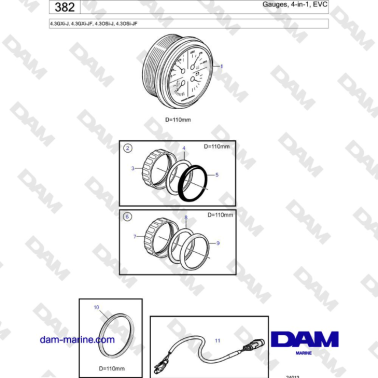 Volvo Penta 4.3GXi-J,...