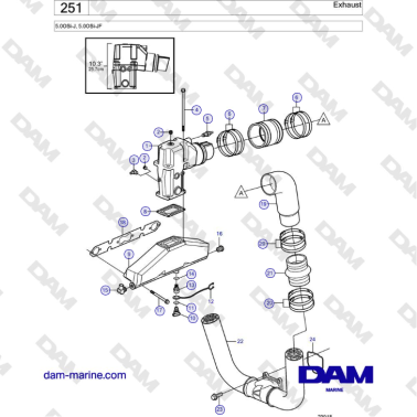 Volvo Penta 5.0OSi-J,...