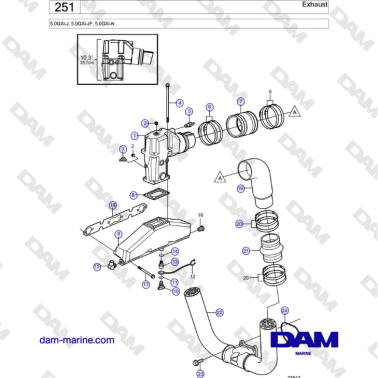 Volvo Penta 5.0GXi-J,...