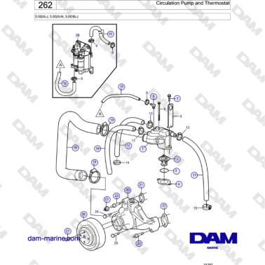 Volvo Penta 5.0GXi-J,...