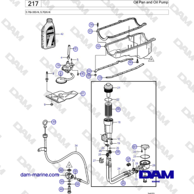 Volvo Penta 5.7Gi-300-N,...