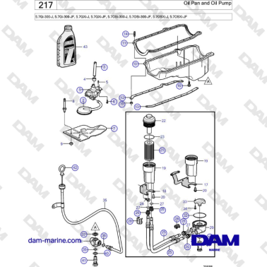 Volvo Penta 5.7Gi-300-J,...
