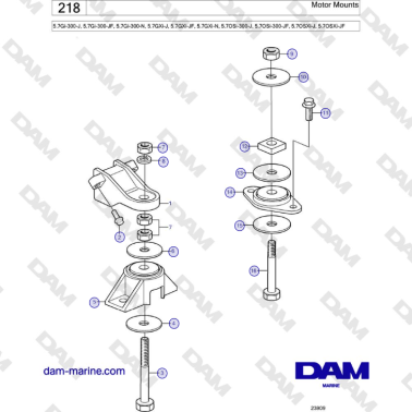 Volvo Penta 5.7Gi-300-J,...