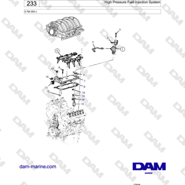 Volvo Penta 5.7Gi-300-J -...