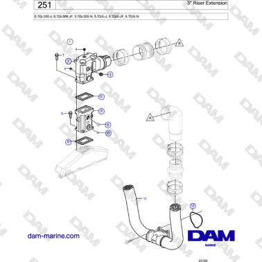 Volvo Penta 5.7Gi-300-J,...