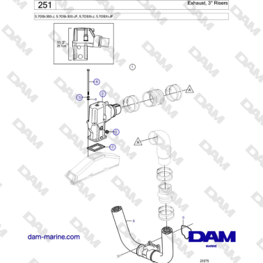 Volvo Penta 5.7OSi-300-J,...
