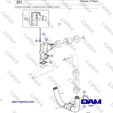 Volvo Penta 5.7Gi-300-J,...