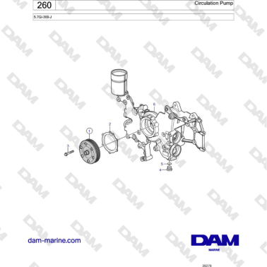 Volvo Penta 5.7Gi-300-J -...
