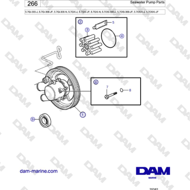 Volvo Penta 5.7Gi-300-J,...