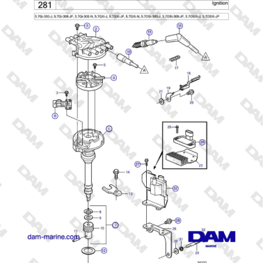 Volvo Penta 5.7Gi-300-J,...