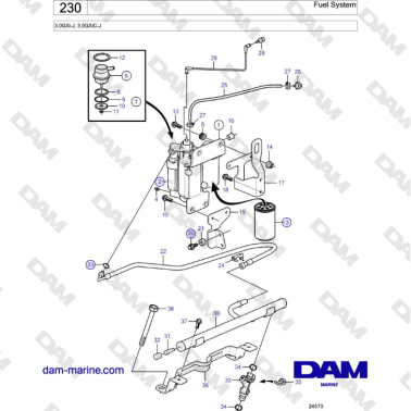 Volvo Penta 3.0GXi-J,...