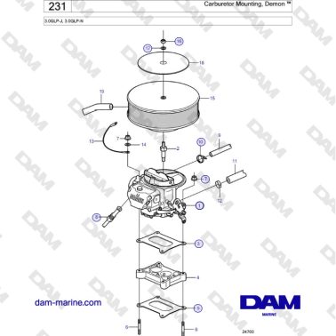 Volvo Penta 3.0GLP-J,...