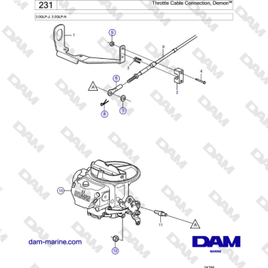 Volvo Penta 3.0GLP-J,...