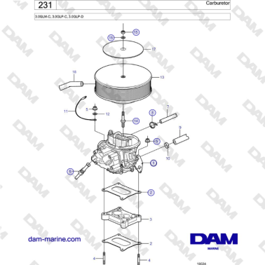 Volvo Penta 3.0GLM-C,...