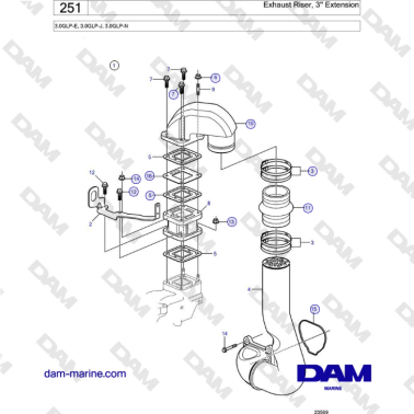 Volvo Penta 3.0GLP-E,...