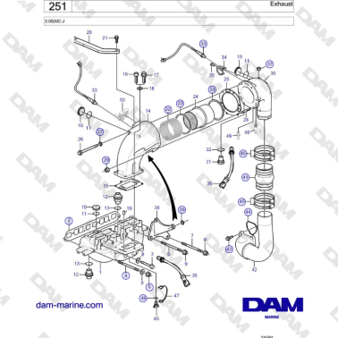 Volvo Penta 3.0GXiC-J - Escape