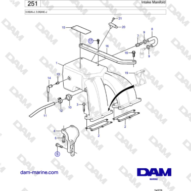 Volvo Penta 3.0GXi-J,...