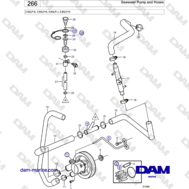 Volvo Penta 3.0GLP-D,...