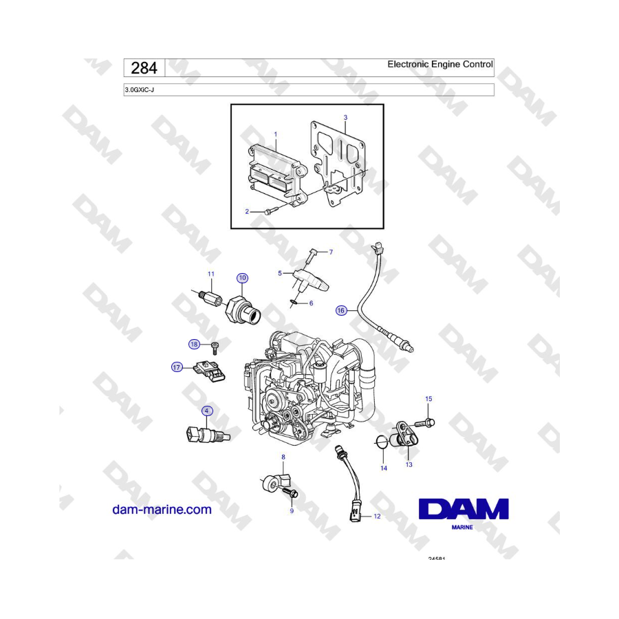Volvo Penta 3.0GXiC-J - Electronic Engine Control