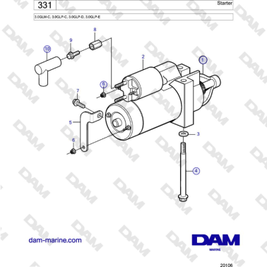Volvo Penta 3.0GLM-C,...
