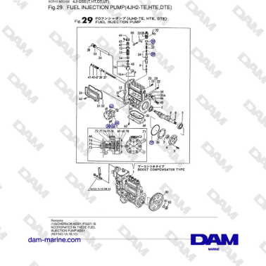 Yanmar 4JH2-DTE, 4JH2-HTE,...